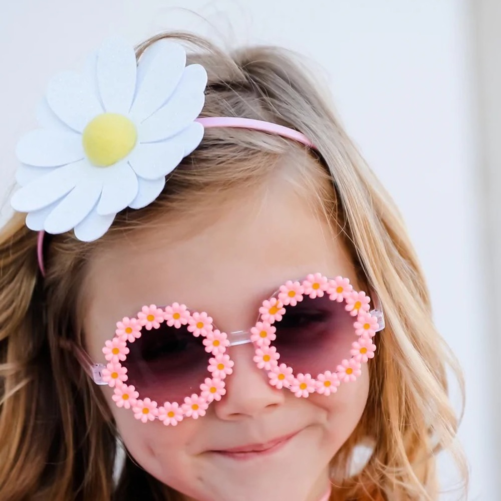 NWT Girls Pink Daisy Sunglasses